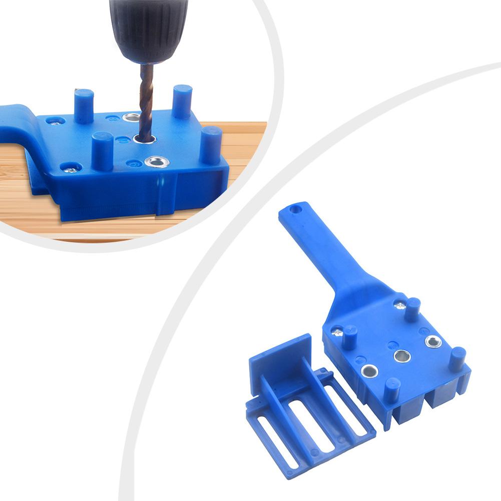 Wood Doweling Jig Hole Jig Drill Bit Hole Puncher Wooden Board Connection Drilling Locator Woodworking Installation Tools