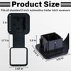 2 Inch Rubber Trailer Hitch Cover, Durable Tow Hitch Covers, Car Exterior Accessories Fits For 2 Inches Hitch Receivers, Hitch Cover Tube Plug Cap