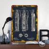 Vintage Golf Bag Patent Tinplate Poster Customized Wall Art Vintage Retro Metal Signs for Modern Home Decoration Luxury Man Cave