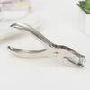 Metal Punch Pliers Single-hole 6mm Hole Puncher 1-8 Pages One-handed Punching Mark Tool