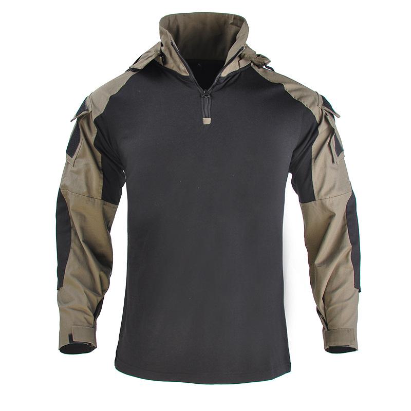 US Army CP Camouflage Multicam Vojenské bojové tričko Pánské taktické triko Airsoft Paintball Kempování Lovecké oblečení