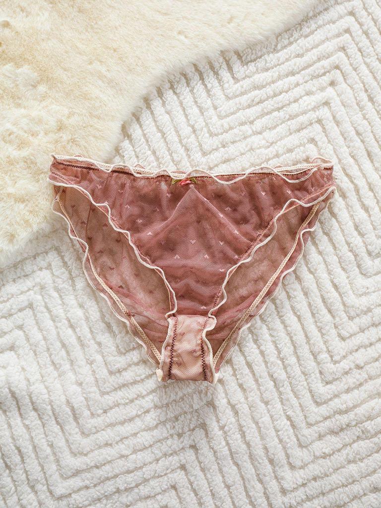 Candy Color Low-Rise Lightweight Breathable Panties for Women - Sweet Dopamine Triangle Briefs