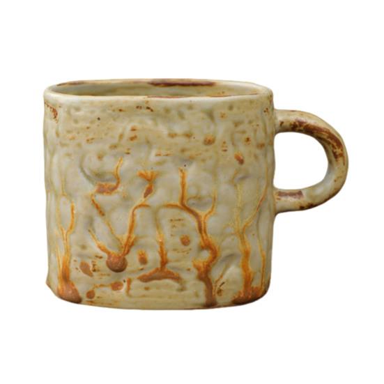350ml Ceramic Mug Tea Coffee Cup Spiral Hemp Rope Vintage Office Mug Water Cup