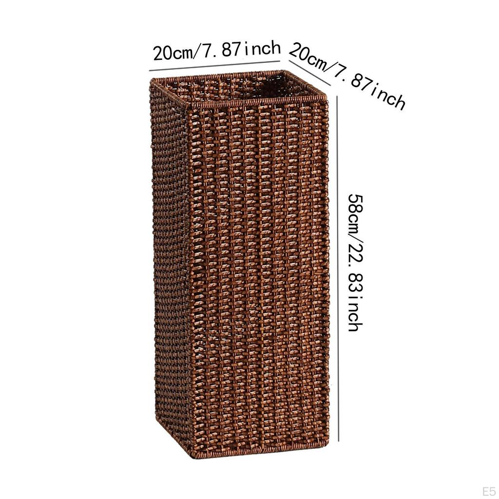 Creative Woven Basket Holder, Modern Design for Hallway And Office Organization