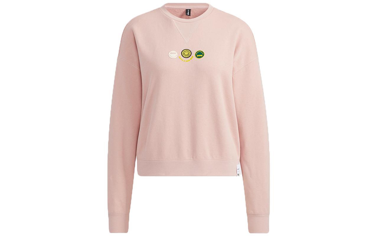 Adidas Neo x SMILEY Sweatshirt Women s Pink H45541 M