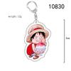 Acrylic Keychain - Luffy, Zoro, Nami Anime Pendant