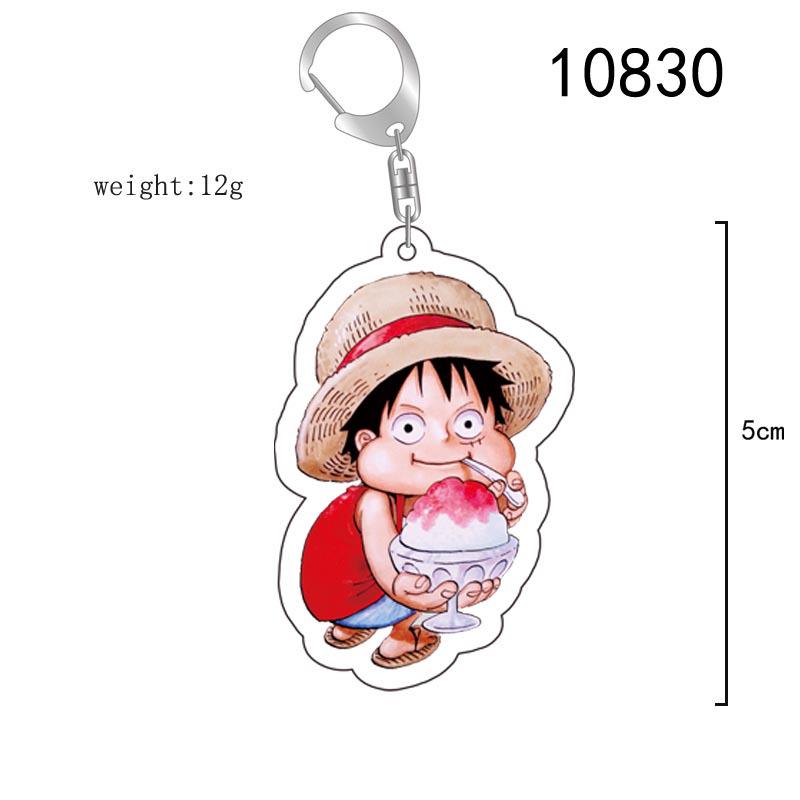 Acrylic Keychain - Luffy, Zoro, Nami Anime Pendant