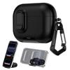 Secure Lock Texture Earphone Case With Phone Stand For Apple AirPods 4 Pro 3 2 Shockproof Bluetooth Headset Cover With Hook