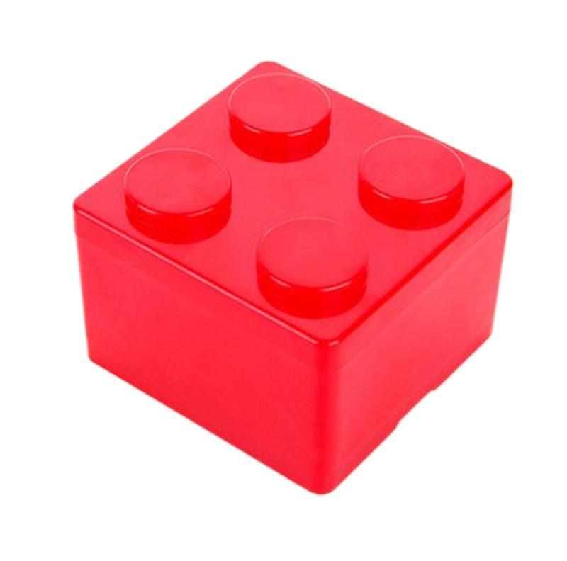 Stackable Block-Shaped Desktop Storage Organizer Box