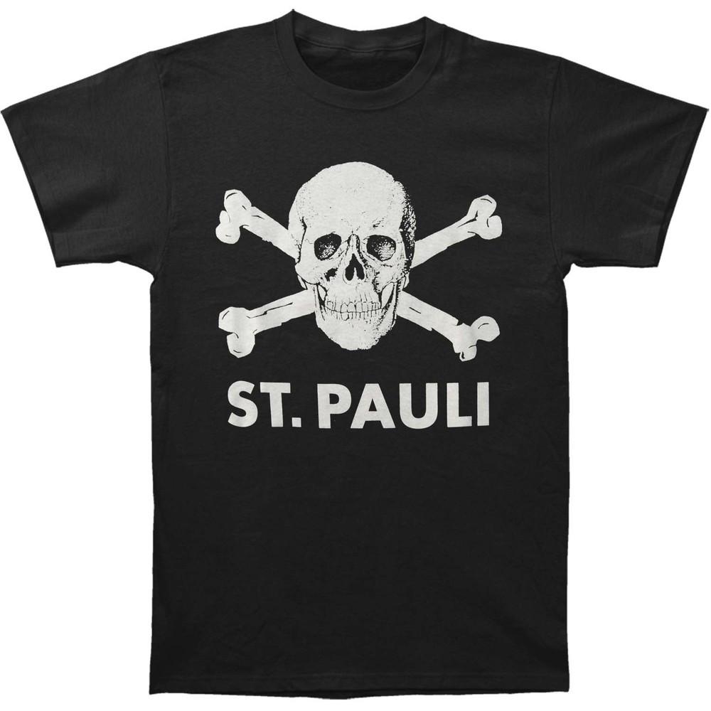 Men's FC St. Pauli Skull Tee T-shirt Black