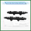 Motoforti 1 Pair Front Bumper Mount Support Bracket for Honda Accord 2006 2007 71193SDAA10 71198SDAA10 Left and Right Side Long-lasting