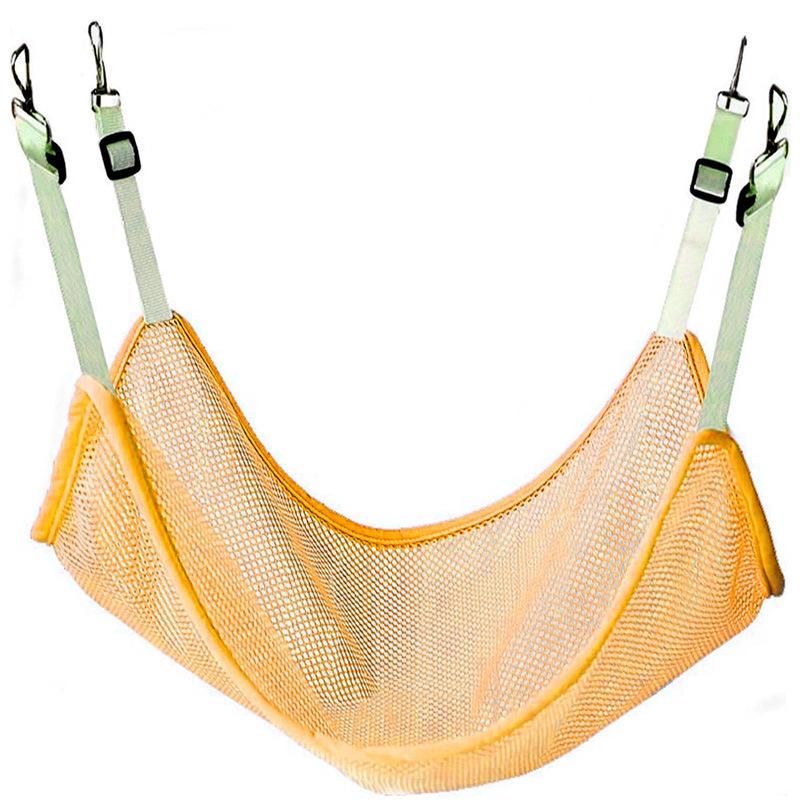 Four Season Universal Pet Hammock Summer Breathable Mesh Hanging Bed Cat Hammock Adjustable Cat Swing Cat Cage Hanging Nest
