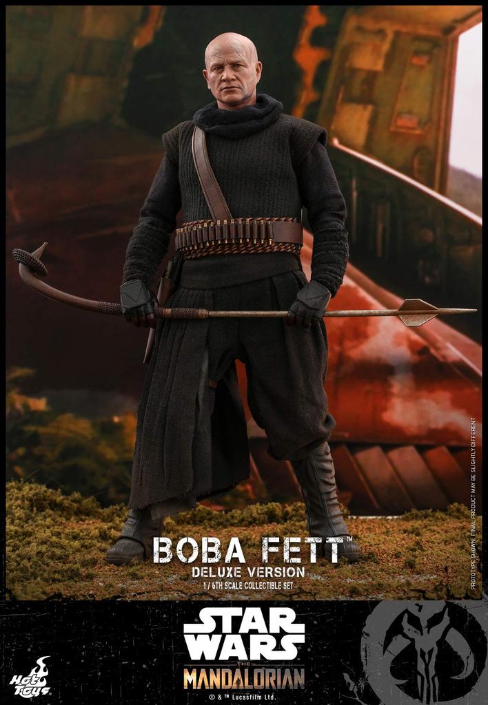 TV Masterpiece The Mandalorian Boba Fett Set of 2 Scale Figure Green (Deluxe Edition) 1/6