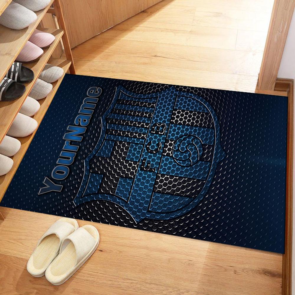 Fc Barcelona Customizable Name Area Rug Design for Bedrooms Hallway Foyer Living Rooms Anti-slip Rug Anime Office Decor