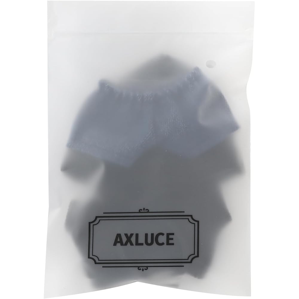 AXLUCE Plush Toy Clothing Set Gray Hoodie and Denim Pants for 10cm Dolls