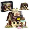 1030PCS Gravityed Fall House Building Block Kids Toy Farm Architecture Model Bricks Desktop Decoration Birthday GIfts