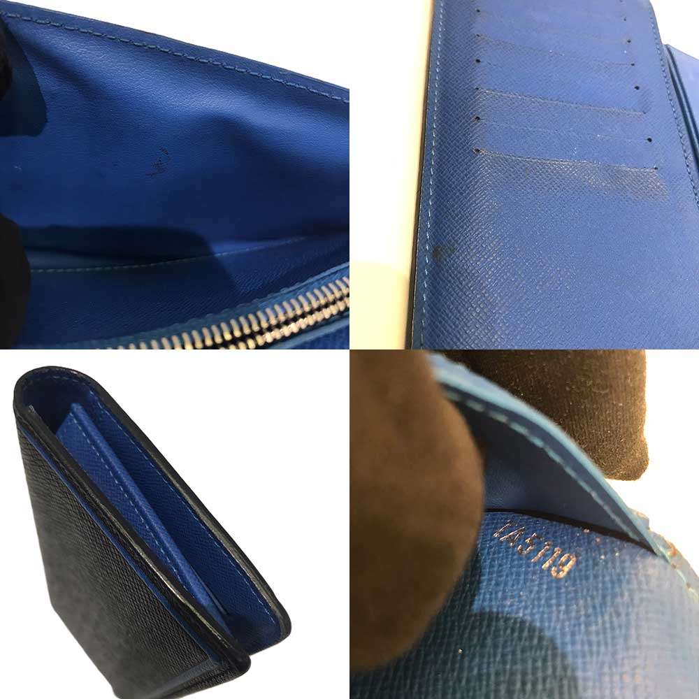 Used LOUIS VUITTON TaigaPurse Leather Mens