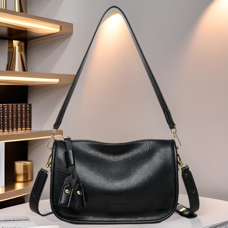 

Trendy Korean Style Women s Retro Crossbody Shoulder Bag with Large Capacity - Versatile for Everyday Use 25cm L x 10cm W x 16cm H коричневый