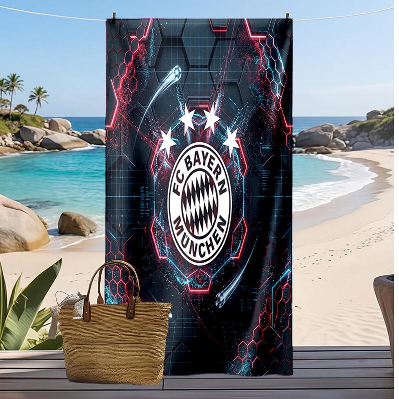 Bayern Munich Printed Beach Towel Quick Dry Soft TowelPortable Large Rectangular Beach Blanket for Travel Swimming Pool