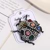 SKEDS Fashion Cute Ladybug Rhinestone Brooches For Women's Men's Clothing Insect Metal Enamel Pins Banquet Brooch Jewelry Gift