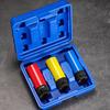1/2- Inch Drive Wheel Protector Impact Socket, 1/2" Thin Wall Deep Impact Socket Set Plastic Sleeve Lug Nut, 6 Point,Metric