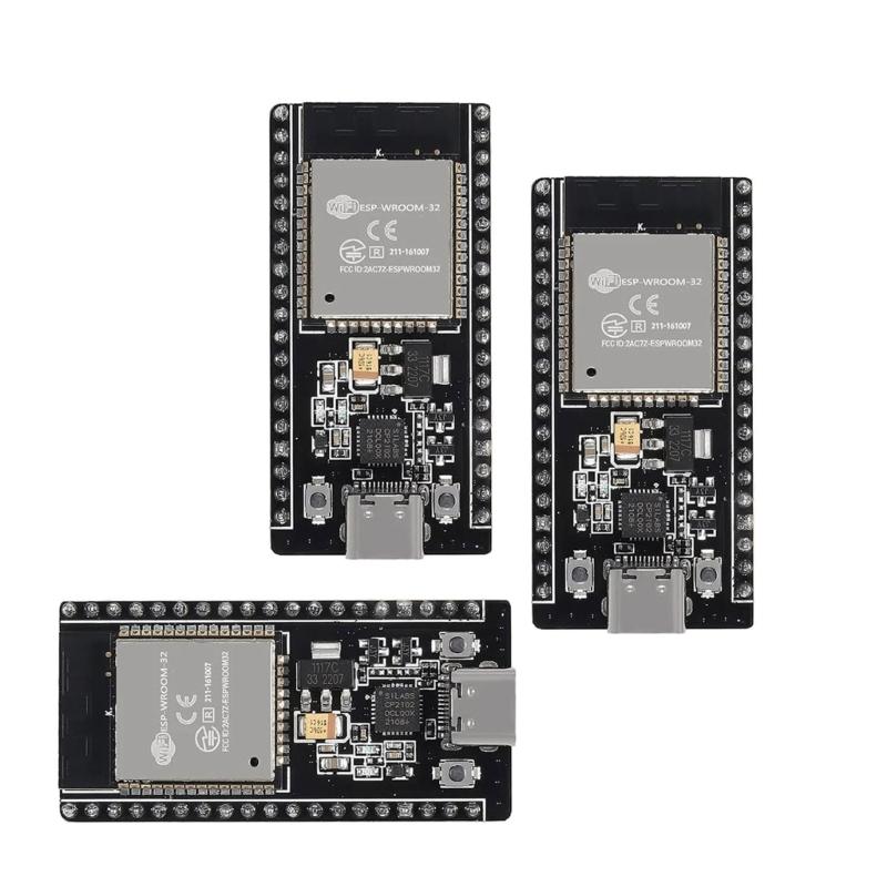 3PCS NodeMCU-32S WiFi IoTs Development Board 2.4Ghz Serialed  WiFi Bluetoothcompatible Module Base At ESP32
