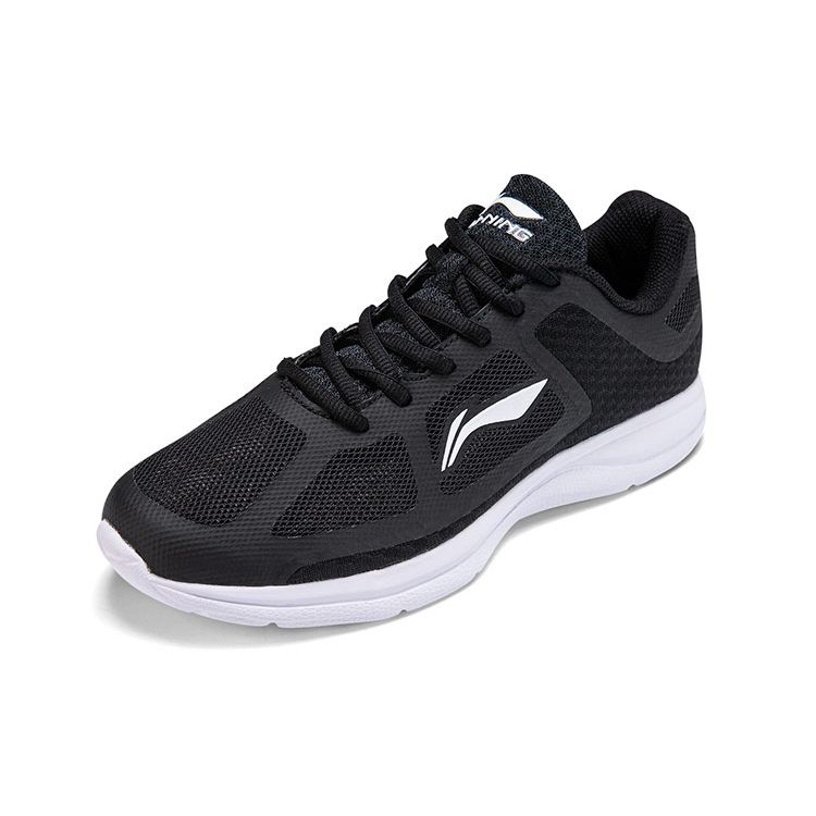 Li Ning Running Shoes Women Sneakers Black White ARBQ032-4