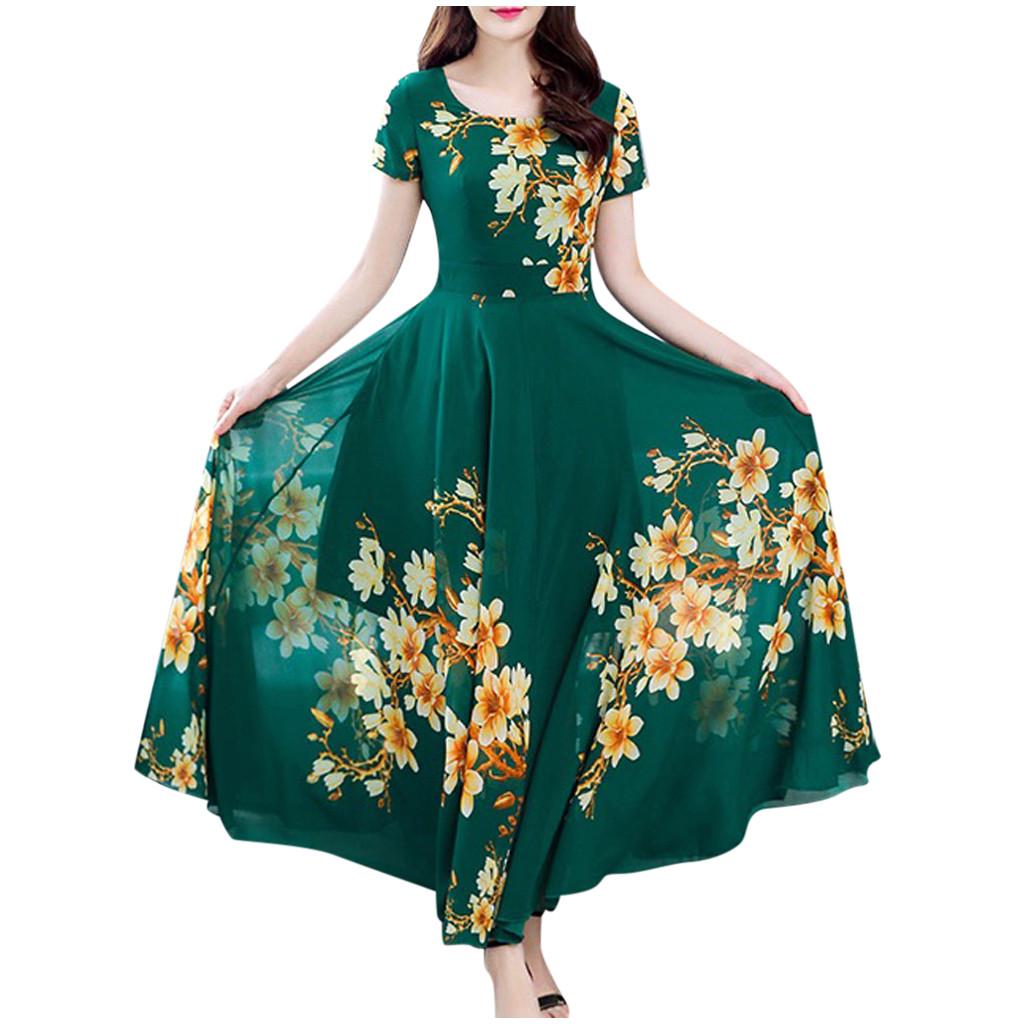 (SU)Modna, swobodna, damska, krótka, z długim rękawem, w kształcie litery A, z nadrukiem, damska, dopasowana sukienka