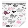 Whales Wallpaper for Living Room and Bedroom 50x1000