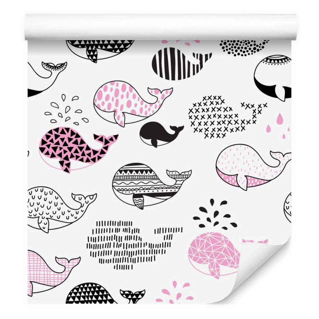 Whales Wallpaper for Living Room and Bedroom 50x1000