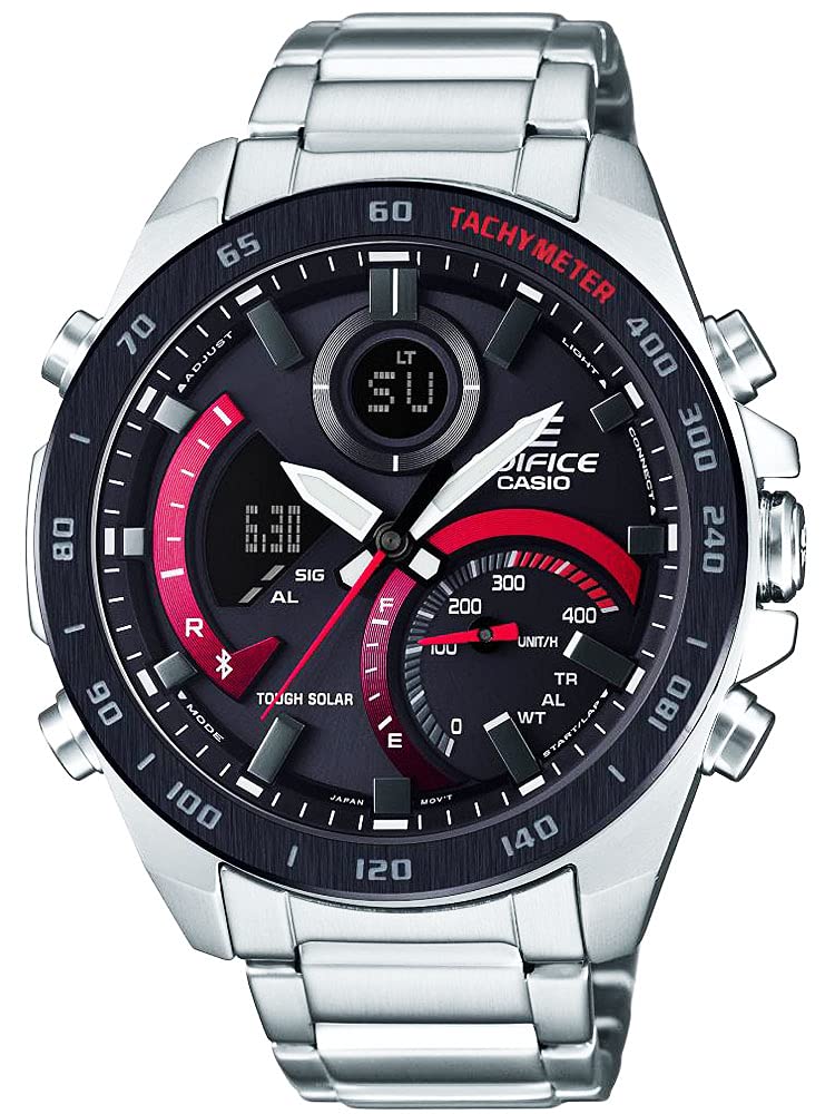 

Часы CASIO EDIFICE Bluetooth с солнечным хронографом и функцией подключения к смартфону. Салфетка из микрофибры 13 x 13 см в комплекте [Набор товаров] [Casio]