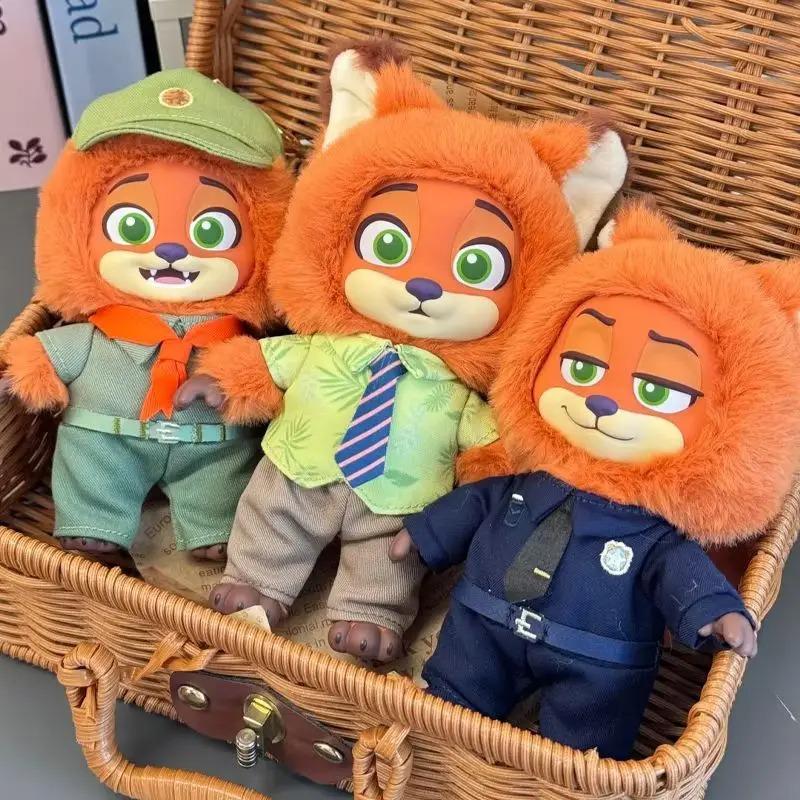 Originální plyšové hračky Zootopia2 Králík Judy Lišák Nick Ovce Tajemný starosta Figurka Anime Hračky Sbírka Vánoční dárky