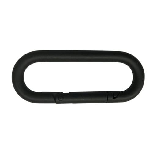 DAIDOHANT Petit Carabiner (Matte Black) 5mm (A)60x(B)15x(C)9mm (1 piece) 10104054 Black