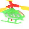 Classic Outdoor Game Handle Pull Line Helicopter Draw Rope Take-Off Small Plane Interactive Educational Toys Children'S Gift
