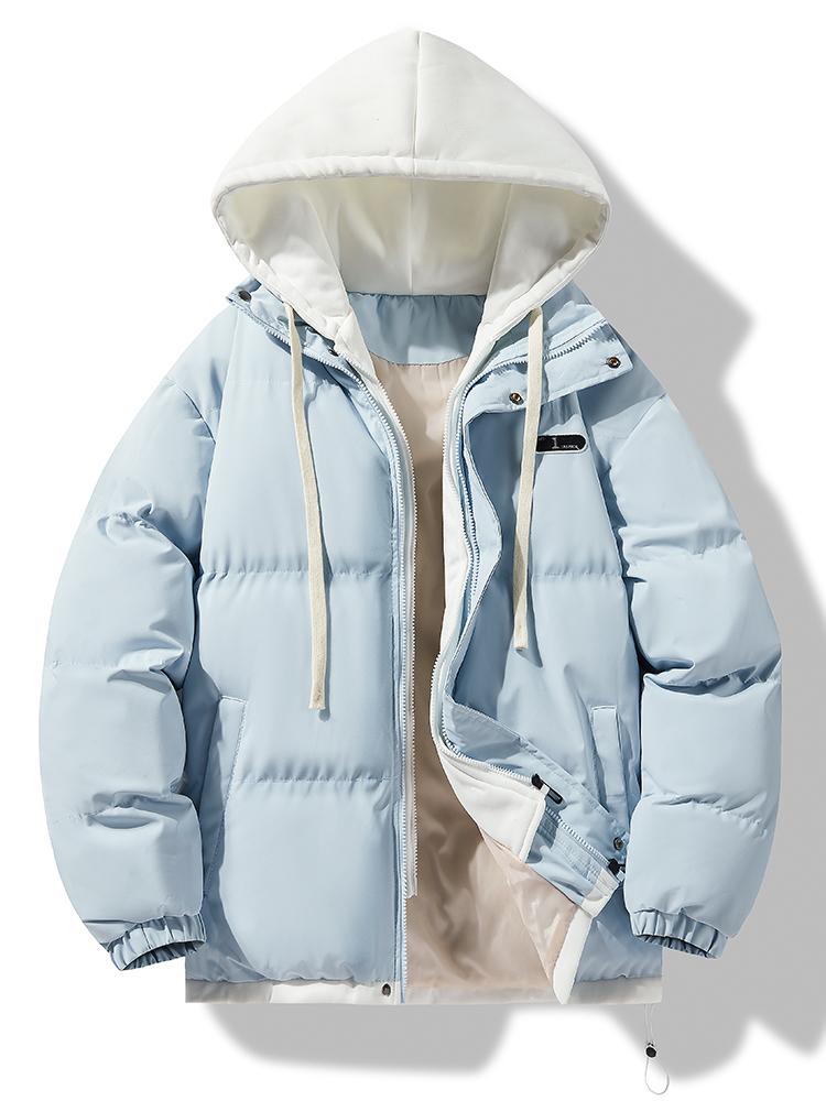 Clothing New Fleece Lined Parka Outdoor Warm Snow Men's Long Coat Parkas Clothes Fashion Men's Winter Hooded Jacket Puffer Parka