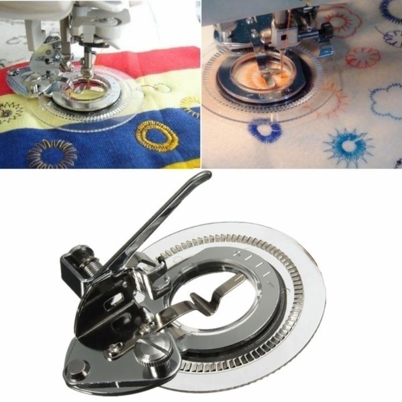 

Универсальная швейная машина с декоративным цветком ромашки, прижимная лапка, подходит для всех швейных машин с низким хвостовиком
