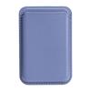 Single Ring Magnetic Card Holder for iPhone 12-16 Series PU Leather Slim Attachment