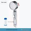 TLXT Filtered Shower Head with Electroplated Transparent Handle, 2-Pack