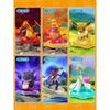 Pokemon Building Toys Action Figures Gengar Eevee Charizard Buildable Collectible Desktop Decor For Anime Fans Gift