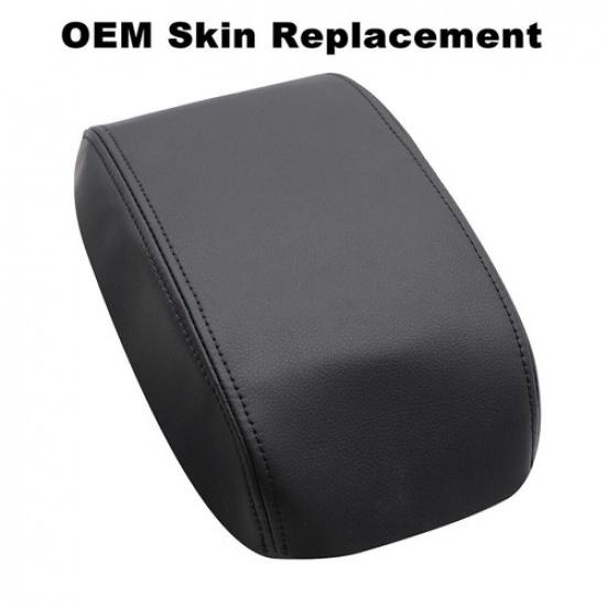 Neue Leder Armlehne Mittelkonsole Deckel Abdeckung Schwarz Für 2012-2018 Ford Focus