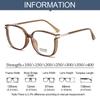 New Fashion Reading Glasses Anti Blue Light Presbyopia Eyeglasses Men Women Large Frame Cat Eye Computer Hyperopia Eyewear