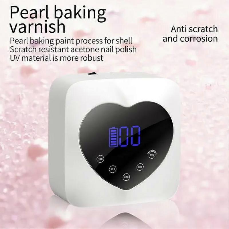 72W Cordless UV Led Nail Lamp Touch Screen Wirless Power Storage Nail Enhancement Lamp Quick Drying Nail Dryer