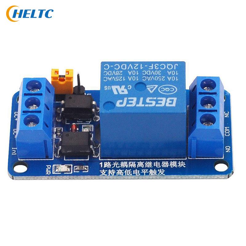 3.3V 5V 12V 24V 1 Channel Relay Module High And Low Level Trigger Dual Optocoupler Isolation Relay Module Board Relays 5