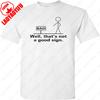 Das ist kein gutes Zeichen Herren Grafik T-Shirt Witz Neuheit Sarkastisch Lustig Klassischer Stil T-Shirt Unisex Mode Streetwear Druck Oberteile