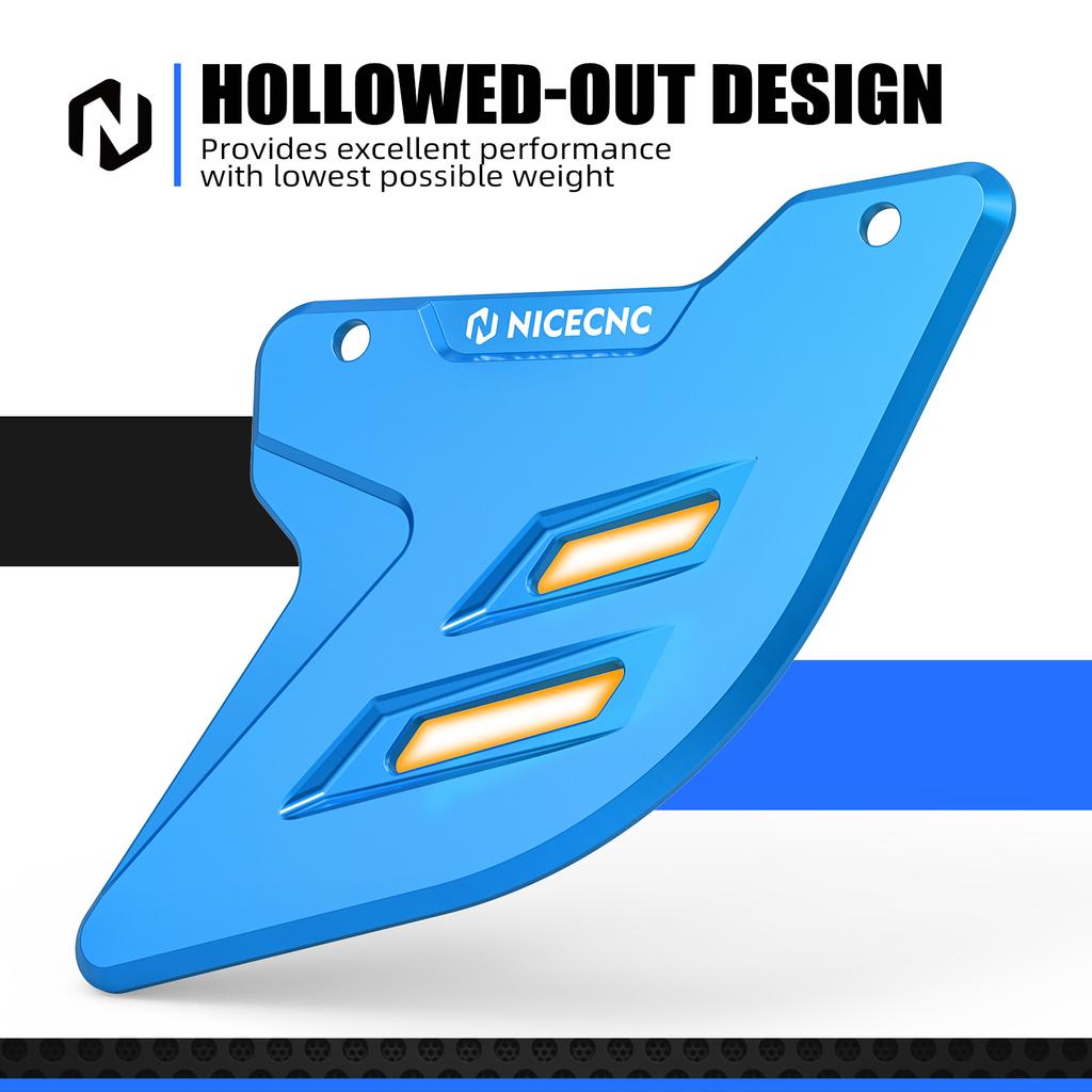 NICECNC Front Rear Brake Disc Guard Protector For Suzuki DRZ400SM DRZ 400SM DRZ400 SM 2005-2024 Aluminum Motorcycle Accessories