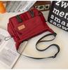 Schoolbag women's messenger bag tide brand ins tooling style Japanese casual men's bag large capacity shoulder bag personalized mailman bag tide