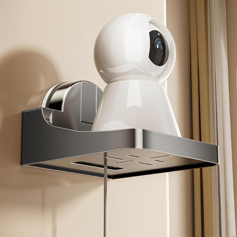 Camera Wall-Mounted Punch-Free Stand Strong Load-bearing Security Surveillance Simple Installation Storage Rack Bracket