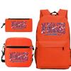Vintage "Netherlands Hup Holland Hup" 3 In 1 Backpack Shoulder Bag Pencil Case Women Men Student Fashion Football Lover Bagpack