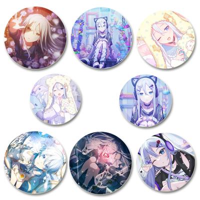 32/44/58mm Schattige Cartoon Yoisaki Kanade Broche voor Rugzak Anime Project SEKAI Reversspeldjes Cosplay Badge Accessoires Kledingdecoratie