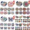 8pcs Diamond Art Kit DIY Diamond Art Cup Lid Accessories Diamonds Tumbler Lid Accessories for Water Bottle Decoration